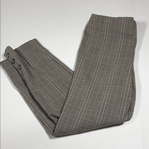 Van Heusen SZ 4 Short Plaid Straight Pull On Pants New